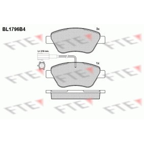 Bremsbeläge BL1796B4 von FTE günstig für 53,44 € online kaufen