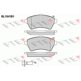 Bremsbeläge BL1841B1 von FTE günstig für 35,35 € online kaufen