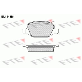 Bremsbeläge BL1843B1 von FTE günstig für 27,73 € online kaufen