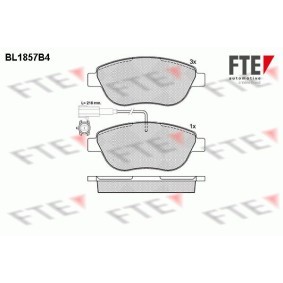 Bremsbeläge BL1857B4 von FTE günstig für 29,50 € online kaufen