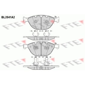 Bremsbeläge BL2041A2 von FTE günstig für 70,38 € online kaufen
