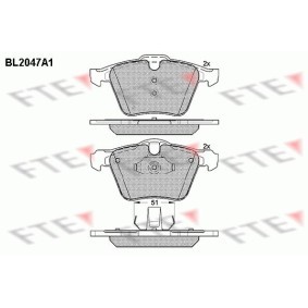 Bremsbeläge BL2047A1 von FTE günstig für 54,20 € online kaufen