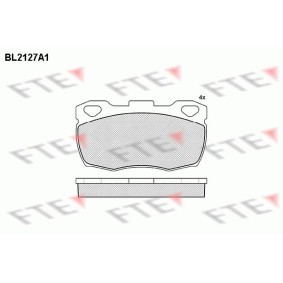 Bremsbeläge BL2127A1 von FTE günstig für 67,05 € online kaufen