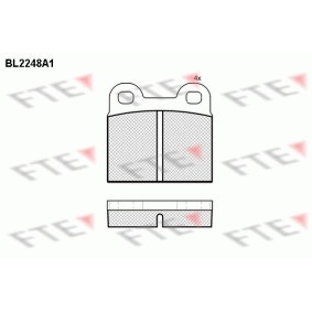 Bremsbeläge BL2248A1 von FTE günstig für 33,50 € online kaufen