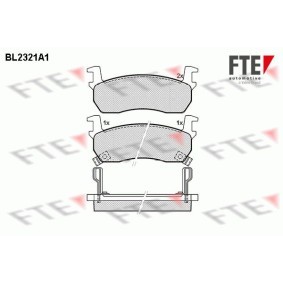 Bremsbeläge BL2321A1 von FTE günstig für 35,38 € online kaufen