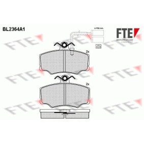 Bremsbeläge für ALFA ROMEO von FTE