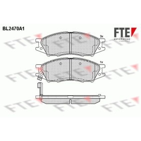 Bremsbeläge BL2470A1 von FTE günstig für 28,96 € online kaufen
