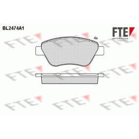 Bremsbeläge BL2474A1 von FTE günstig für 26,69 € online kaufen
