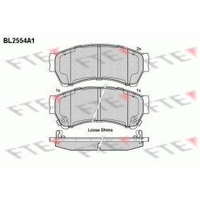 Bremsbeläge für FORD USA von FTE