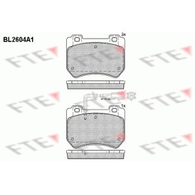 Bremsbeläge BL2604A1 von FTE günstig für 32,77 € online kaufen