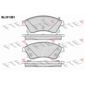 Bremsbeläge BL2613B1 von FTE günstig für 37,11 € online kaufen