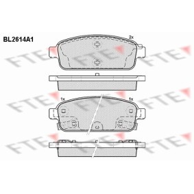 Bremsbeläge BL2614A1 von FTE günstig für 30,09 € online kaufen