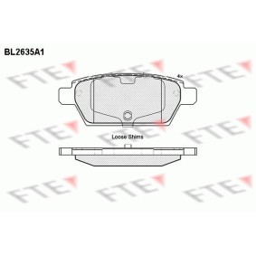 Bremsbeläge für FORD USA von FTE