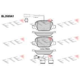 Bremsbeläge BL2689A1 von FTE günstig für 49,81 € online kaufen