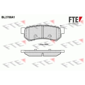 Bremsbeläge BL2708A1 von FTE günstig für 33,03 € online kaufen
