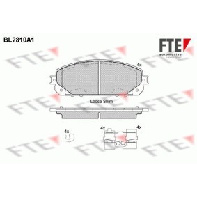 Bremsbeläge für JEEP von FTE