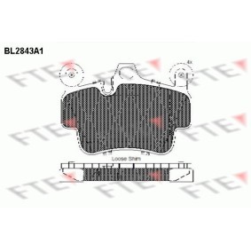 Bremsbeläge BL2843A1 von FTE günstig für 64,25 € online kaufen