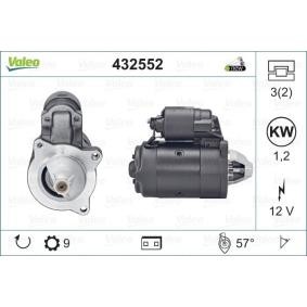 Anlasser 432552 von VALEO günstig für 403,18 € online kaufen
