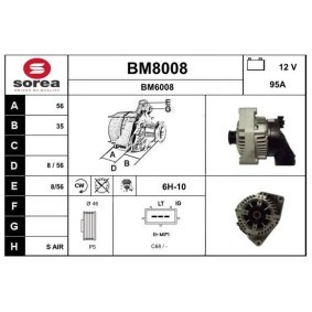 Lichtmaschine BM8008 von SNRA günstig für 157,89 € online kaufen