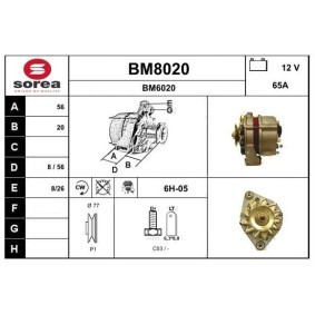 Lichtmaschine BM8020 von SNRA günstig für 202,06 € online kaufen
