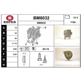 Lichtmaschine BM8032 von SNRA günstig für 257,85 € online kaufen