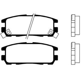 Bremsbeläge für VAUXHALL von KAVO PARTS