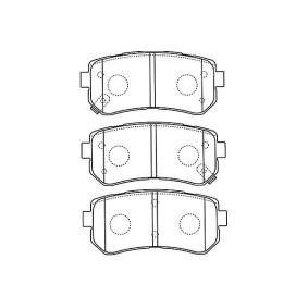 Bremsbeläge BP-4018 von KAVO PARTS günstig für 39,00 € online kaufen