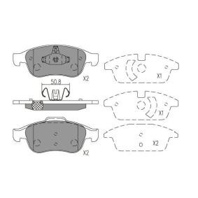 Bremsbeläge für SKODA von KAVO PARTS