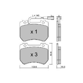 Bremsbeläge BPFI-1034 von AISIN günstig für 43,73 € online kaufen