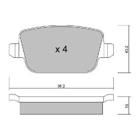 Acquista Kit pastiglie freni da AISIN BPFO-2001 a buon mercato per soli 28,72 €