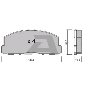 Compre Pastilhas de travão da AISIN BPMI-1903 a um preço baixo por 29,86 €