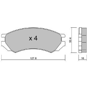 Bremsbeläge BPNI-1010 von AISIN günstig für 34,93 € online kaufen