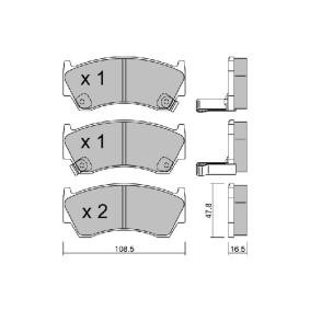 Bremsbeläge BPNI-1012 von AISIN günstig für 35,80 € online kaufen