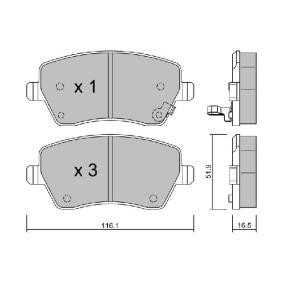 Compre Pastilhas de travão da AISIN BPOP-1008 a um preço baixo por 33,48 €