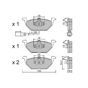 Acquista Kit pastiglie freni da AISIN BPVW-1009 a buon mercato per soli 29,19 €