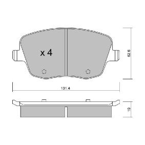 Acquista Kit pastiglie freni da AISIN BPVW-1019 a buon mercato per soli 35,11 €