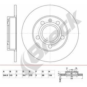 Unterdruckschlauch des Herstellers BRECK - Originalware Artikelnummer: BR 037 SA100