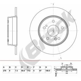 Unterdruckschlauch des Herstellers BRECK - Originalware Artikelnummer: BR 038 SA100