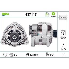 Lichtmaschine 437117 von VALEO günstig für 221,01 € online kaufen