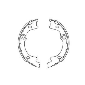 Bremsbackensatz BS-3421 von KAVO PARTS günstig für 20,06 € online kaufen
