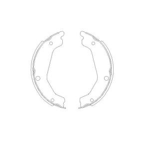 Zubehörsatz, Bremsbacken des Herstellers KAVO PARTS - Originalware Artikelnummer: BS-4409