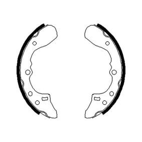 Bremsbackensatz BS-5408 von KAVO PARTS günstig für 31,51 € online kaufen