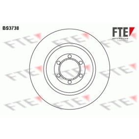 Acquista Disco freno da FTE BS3738 a buon mercato per soli 27,77 €