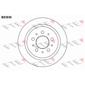 Bremsscheibe BS3836 von FTE günstig für 47,96 € online kaufen