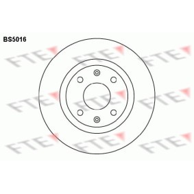 Bremsscheibe BS5016 von FTE günstig für 65,21 € online kaufen