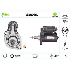 Anlasser 438206 von VALEO günstig für 194,68 € online kaufen