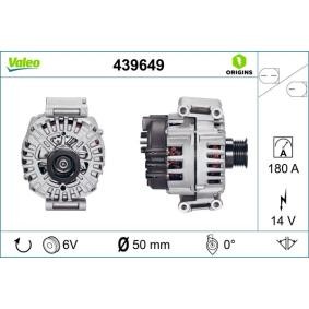 Lichtmaschine 439649 von VALEO günstig für 310,26 € online kaufen