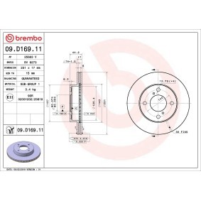 Compre Bomba de embrague de BREMBO online para PRIMERA Ranchera familiar (WP12) a precios moderados