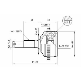 Gelenksatz, Antriebswelle C.270 von STATIM günstig für 22,61 € online kaufen