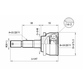 Gelenksatz, Antriebswelle C.508 von STATIM günstig für 21,93 € online kaufen
